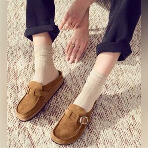 Birkenstock Buckley Oiled Leather Clogs Slip On Comfort Mule Size 8 Minimalist